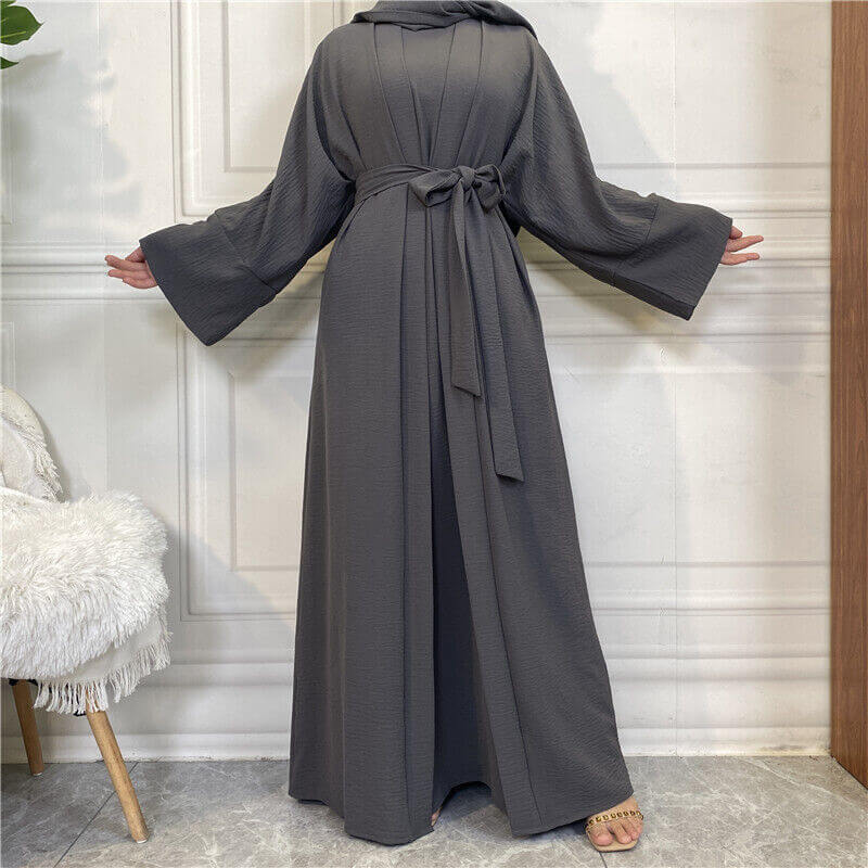Abaya Khimar Set - Charcoal