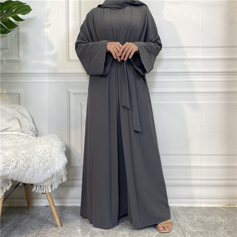 Abaya Khimar Set - Charcoal