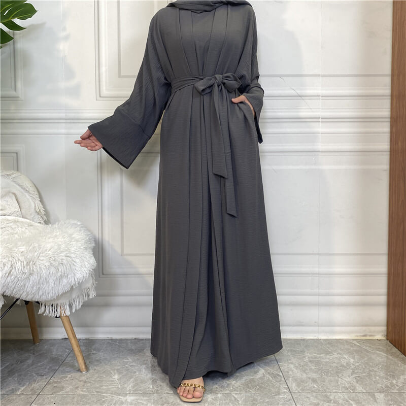 Abaya Khimar Set - Charcoal