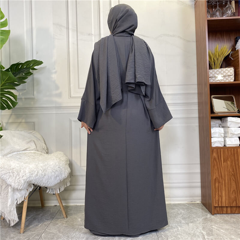 Abaya Khimar Set - Charcoal