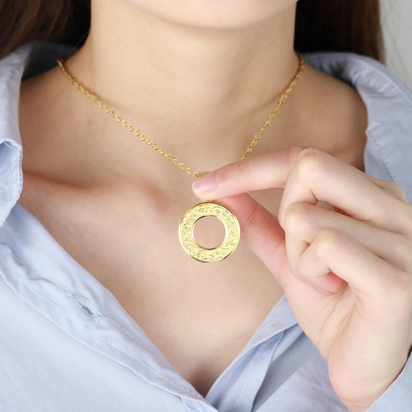 Al Kafirun - Calligraphy Necklace