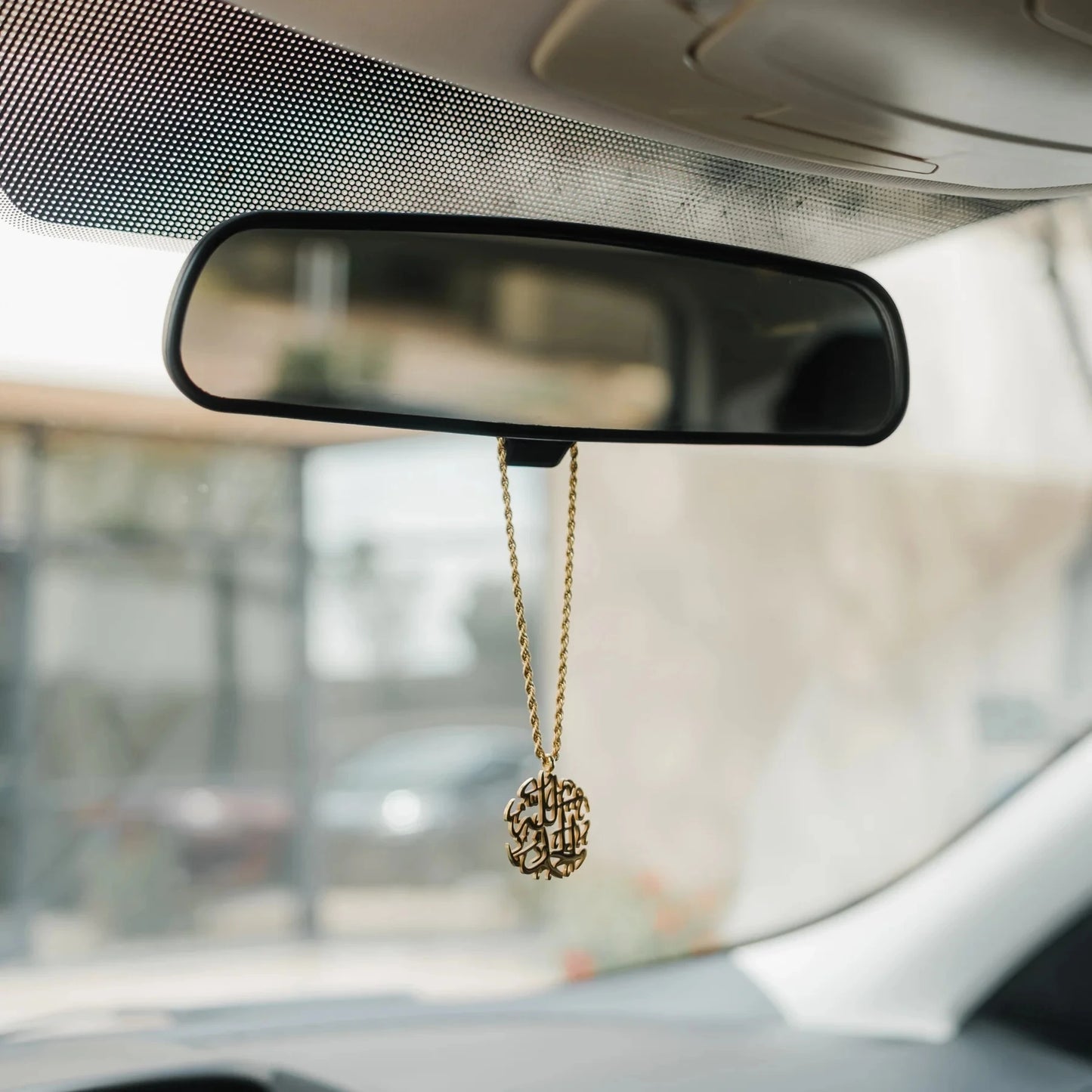 Alhamdulillah Token Car Hanger Arabic Calligraphy